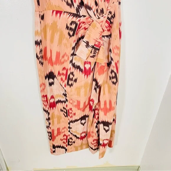 NEW Ulla Johnson Idra Ikat Cotton Midi Dress Sienna - Picture 7 of 9